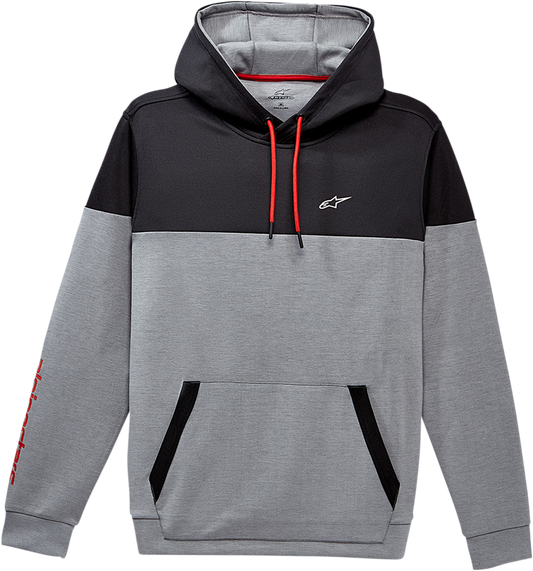 ALPINESTARS Focus Pullover Hoodie - Heather Gray - Large 1230512001026L