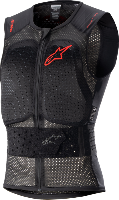 Chaleco de protección ALPINESTARS Nucleon Flex Pro - Negro/Rojo - Mediano 6508123-009-M 