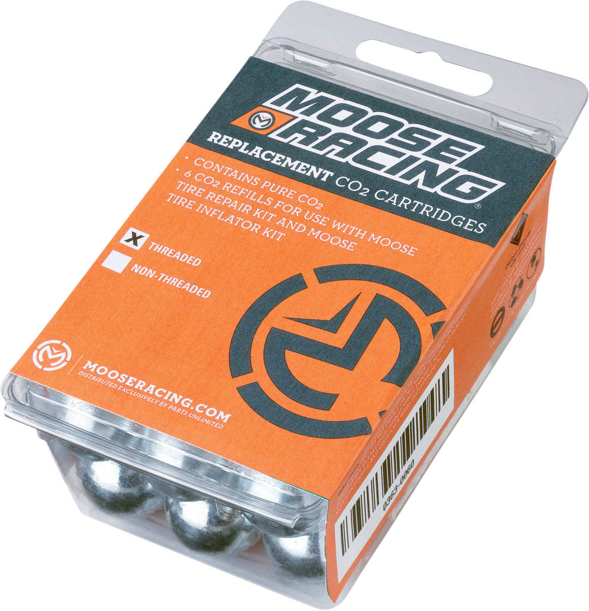 MOOSE RACING Cartridge - 16 Gauge Thread - CO2 0363-0060