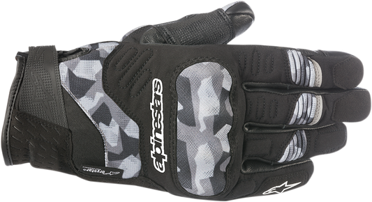 ALPINESTARS C-30 Drystar Gloves - Black/Camo - Small 3528918-990-S