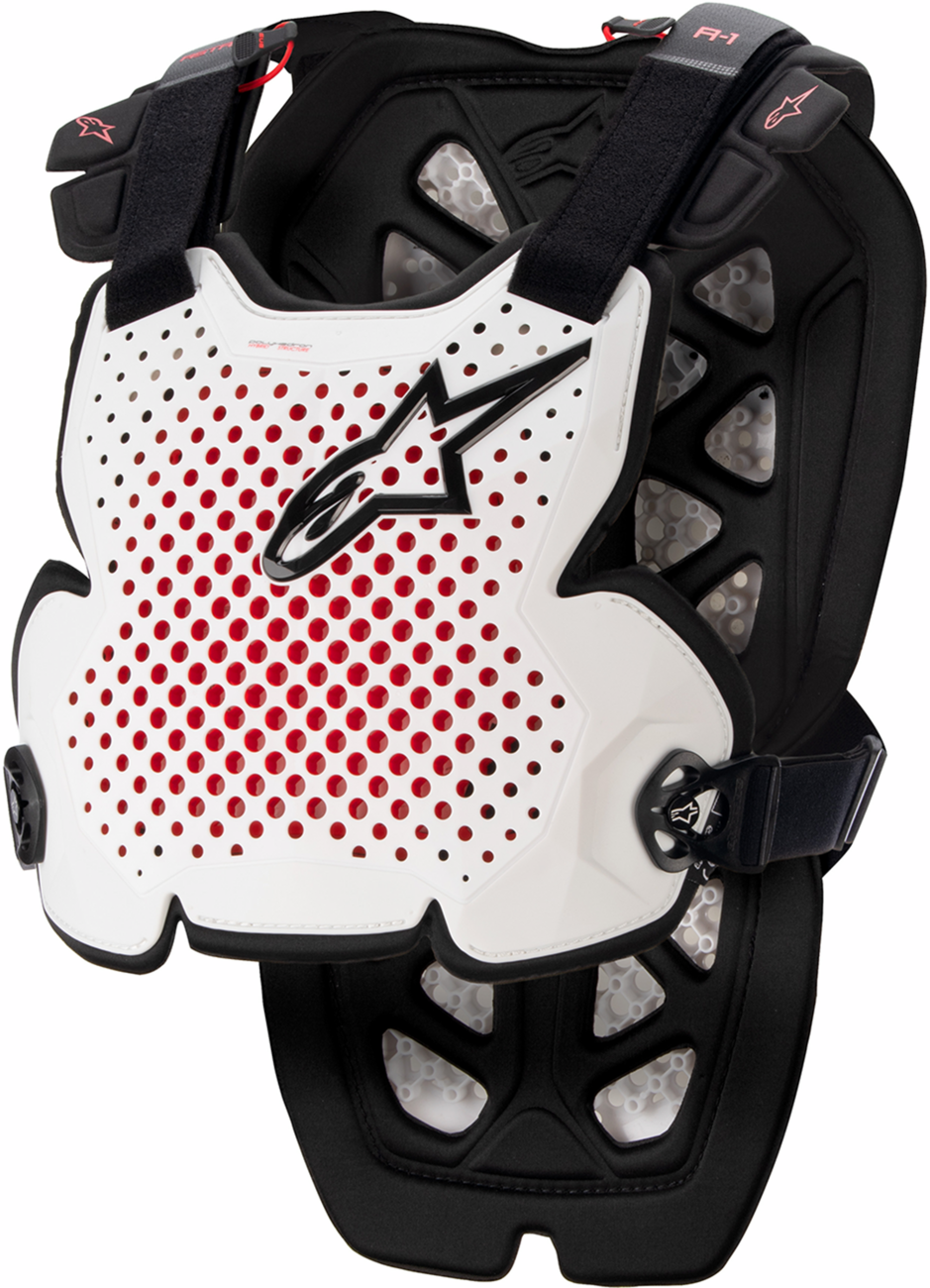 Protector de pecho ALPINESTARS A-1 Pro - Blanco/Negro/Rojo - M/L 6700123213M/L 