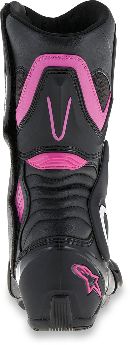 Botas con ventilación ALPINESTARS SMX-6 v2 - Negro/Rosa/Blanco - EE. UU. 8 / UE 39 2223117-1132-39