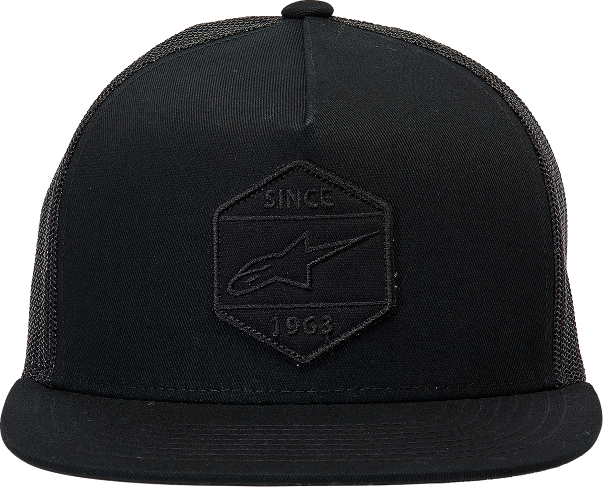 Gorra Trucker ALPINESTARS Bolt - Negro/Negro - Talla única 1213810141010OS 