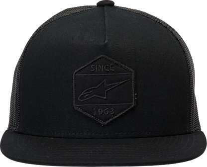 ALPINESTARS Bolt Trucker Hat - Black/Black - One Size 1213810141010OS