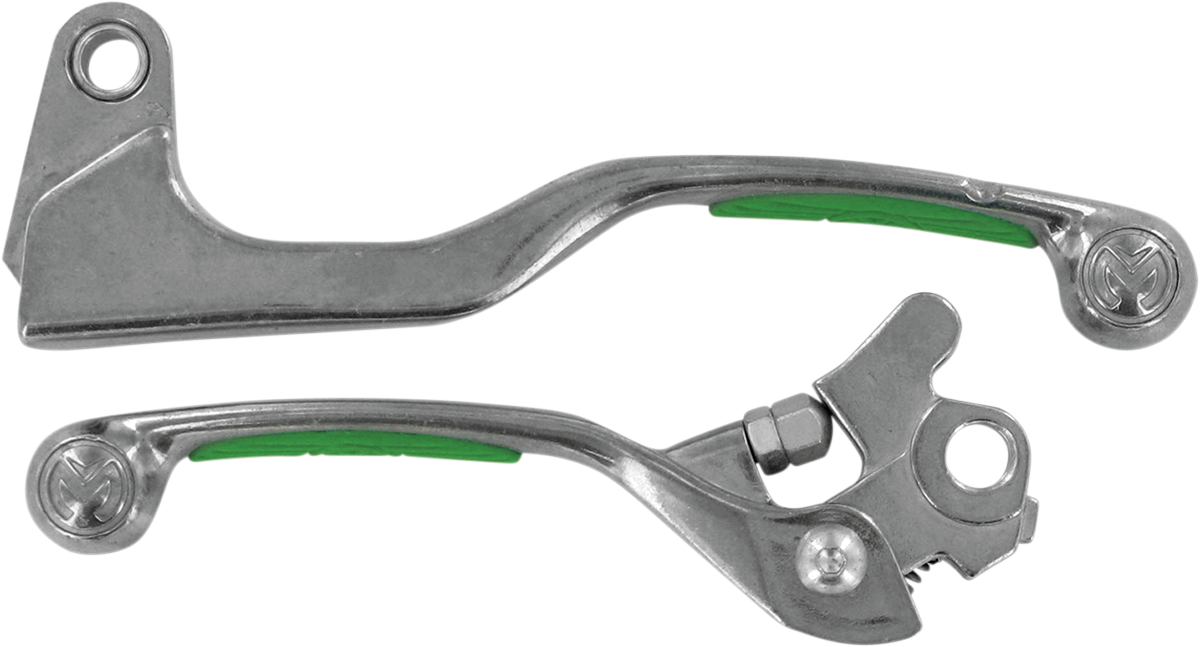 MOOSE RACING Lever Set - Competition - Green 1SGYG98