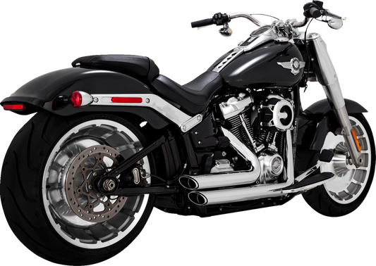 VANCE & HINES Shortshots Staggered Exhaust System - Chrome 17335