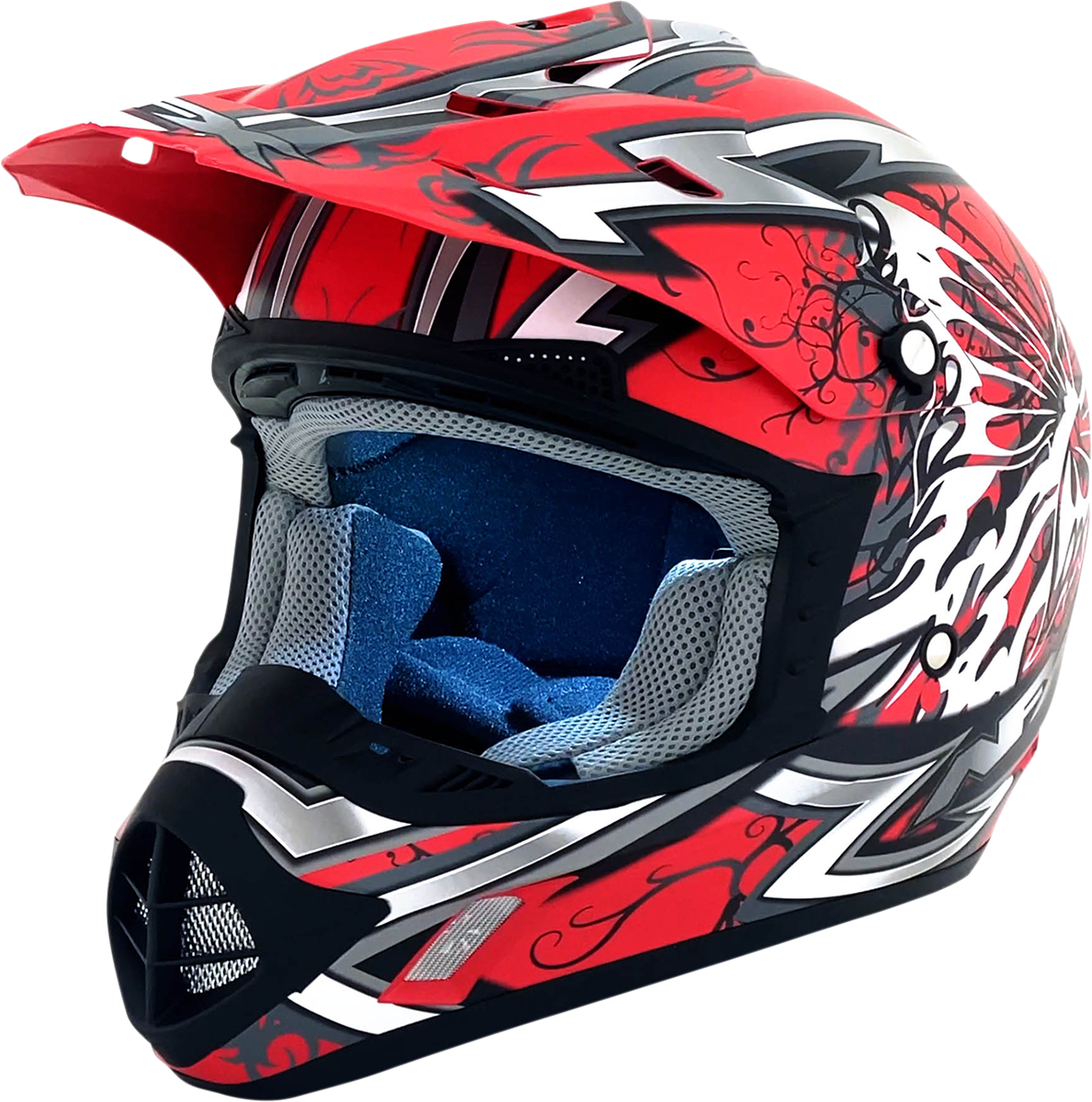AFX FX-17 Helmet - Butterfly - Matte Ferrari Red - XS 0110-7116