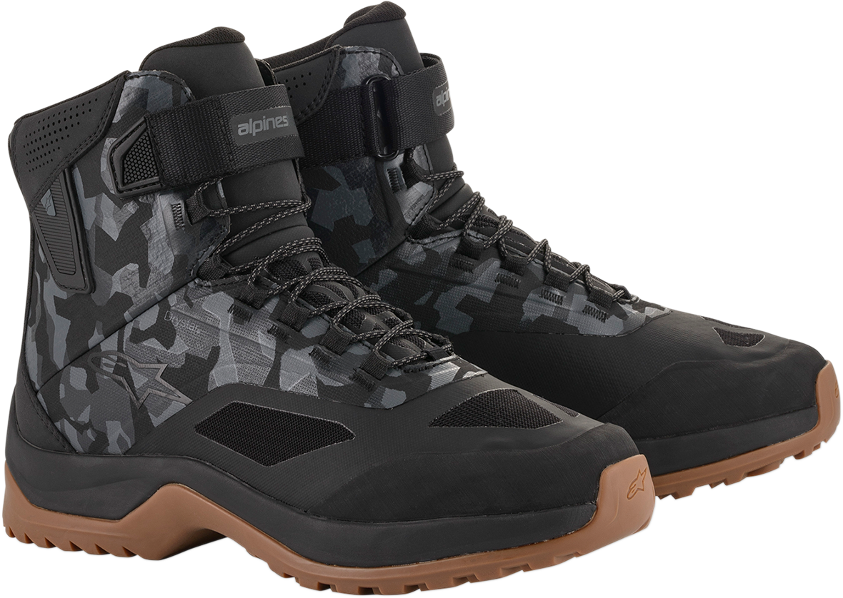 Zapatos ALPINESTARS CR-6 Drystar - Negro/Gris/Gunmetal - US 8.5 261102090849 