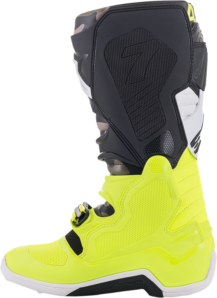 ALPINESTARS Limited Edition AMS Tech 7 Boots - Black/Yellow/White - US 8 2012014-158-8