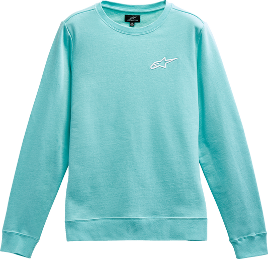 Polar ALPINESTARS Ageless Crew para mujer - Aguamarina claro/Blanco - XL 1232518207226XL 