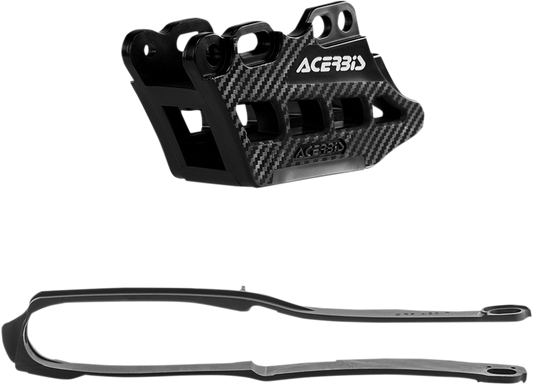 Kit deslizante y guía de cadena ACERBIS - Honda CRF250R/CRF450R/RX - Negro 2666240001