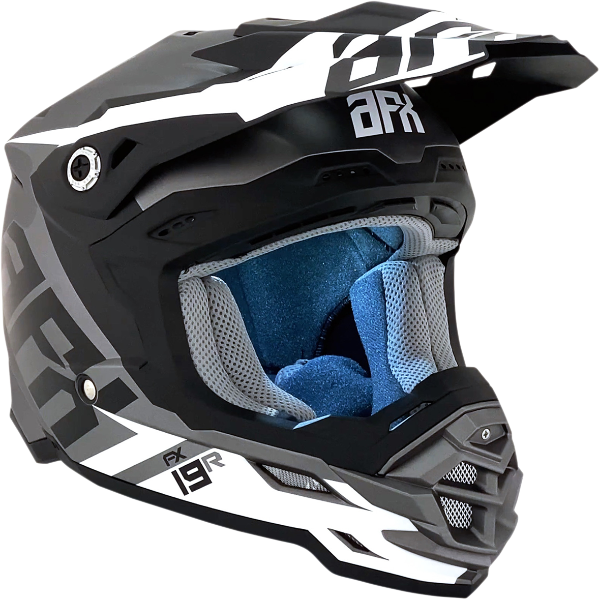 Casco AFX FX-19R - Racing - Gris escarcha - Grande 0110-7075 