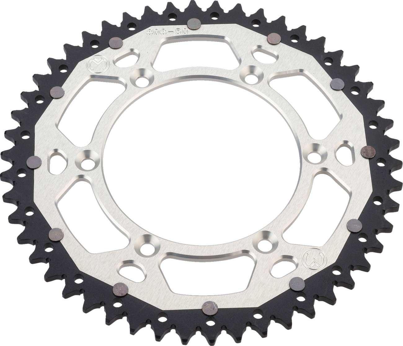 MOOSE RACING Dual Sprocket - Silver - 49 Tooth 1210-822-49-11X