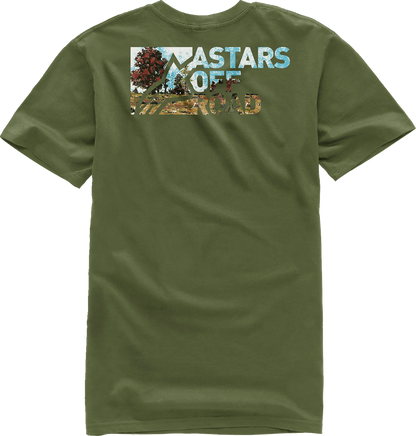 ALPINESTARS Painted T-Shirt - Military Green - Large 1232-72224-690L