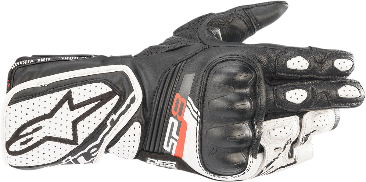 ALPINESTARS Stella SP-8 V3 Gloves - Black/White - Large 3518321-12-L