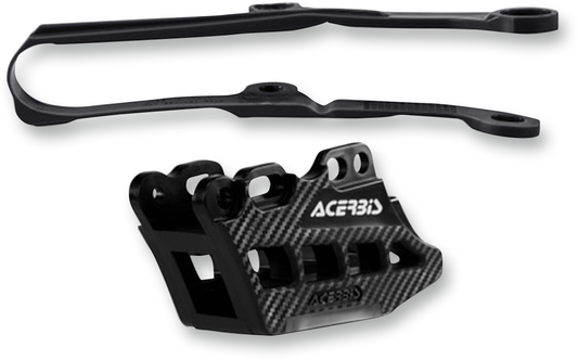 Kit deslizante y guía de cadena ACERBIS 2.0 - Kawasaki KX250F/450F - Negro 2449450001