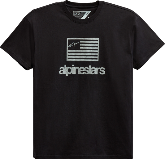 ALPINESTARS Flag T-Shirt - Black - 2XL 12137262010XXL