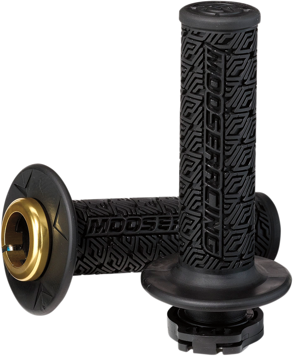 MOOSE RACING Grips - Lock-On - Black/Gold B36MRB-D