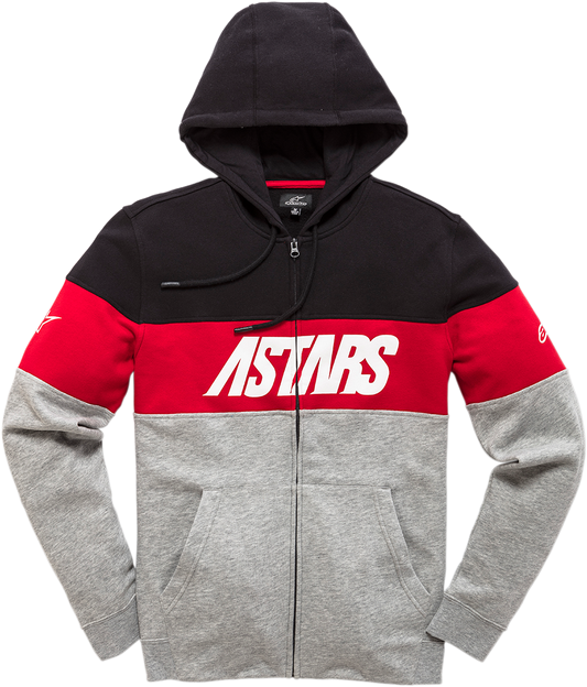 ALPINESTARS Grupo Zip Hoodie - Black/Heather Gray - XL 1210533001028XL