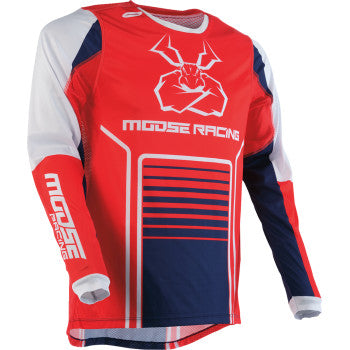 MOOSE RACING Agroid Jersey - Red/White/Blue - Medium 2910-7501