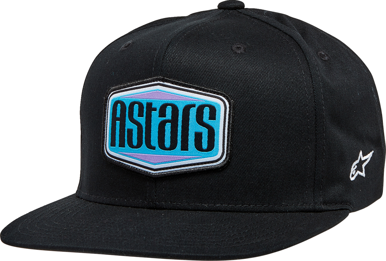 ALPINESTARS Belvedere Flat Bill Hat - Black - One Size 1232-81050-10