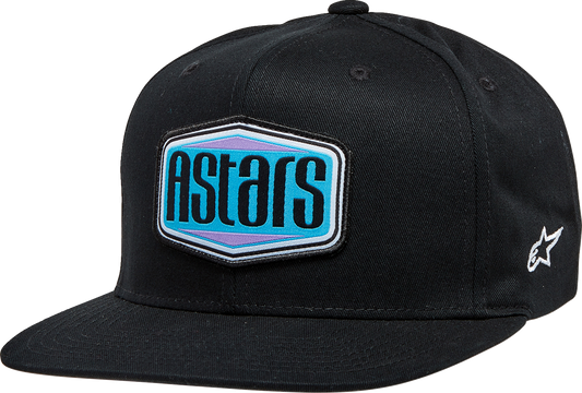 ALPINESTARS Belvedere Flat Bill Hat - Black - One Size 1232-81050-10