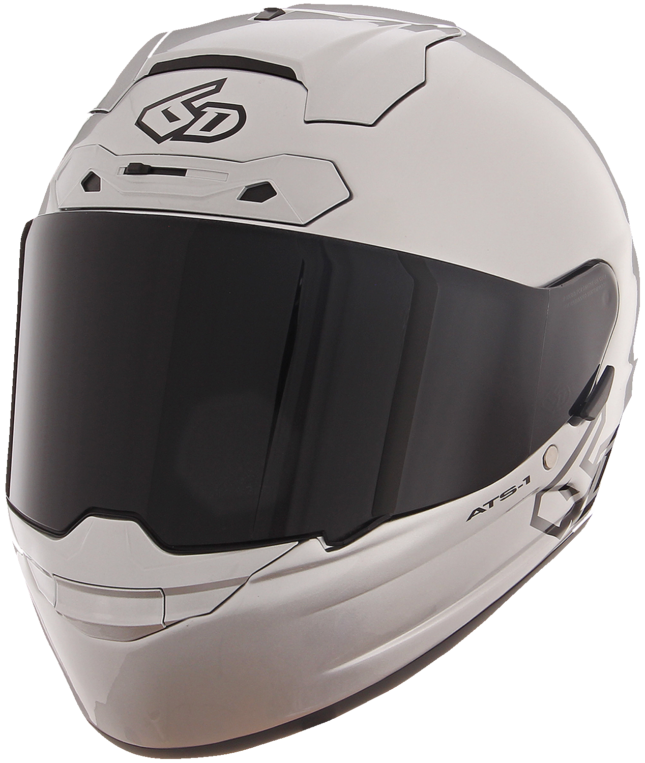 6D ATS-1R Helmet - Gloss Silver - 2XL 30-0999