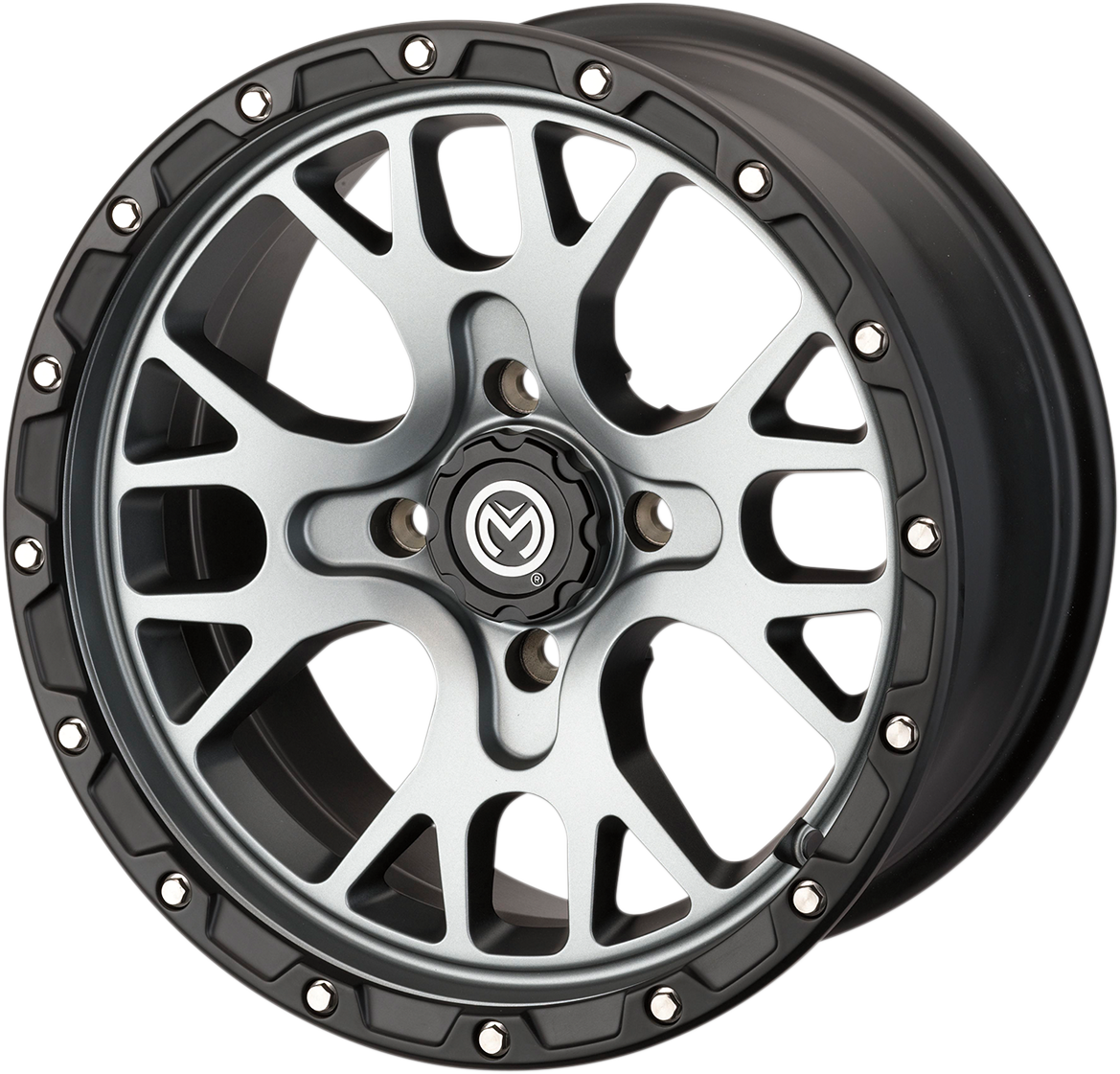 MOOSE UTILITY Wheel - 545X - Front/Rear - Gray - 14x7 - 4/136 - 5+2 545147136SGBL54