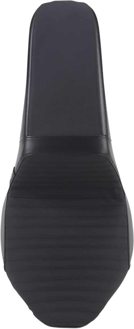 LE PERA Kickflip Seat - Pleated w/ Gripp Tape - Black - FLFB '18-'22 LYO-590PTGP