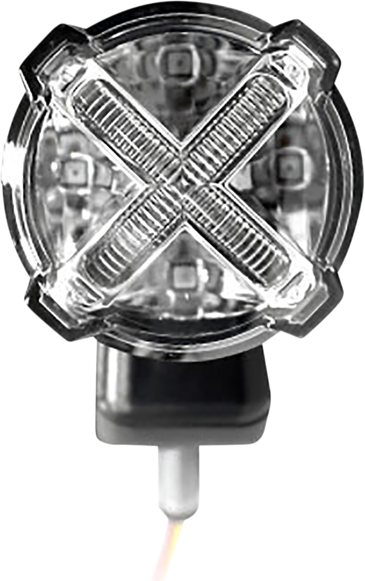 Luz trasera KOSO NORTH AMERICA - Universal - Lente ahumada HB036100