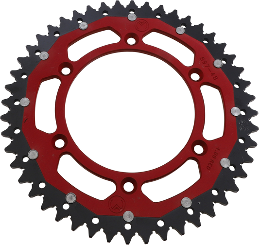 MOOSE RACING Dual Sprocket - Red - 48 Tooth 1210-897-48-13X