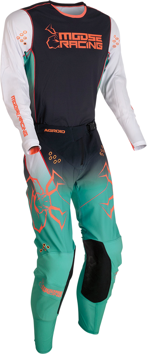 MOOSE RACING Agroid Pants - Teal/Black - 36 2901-10084