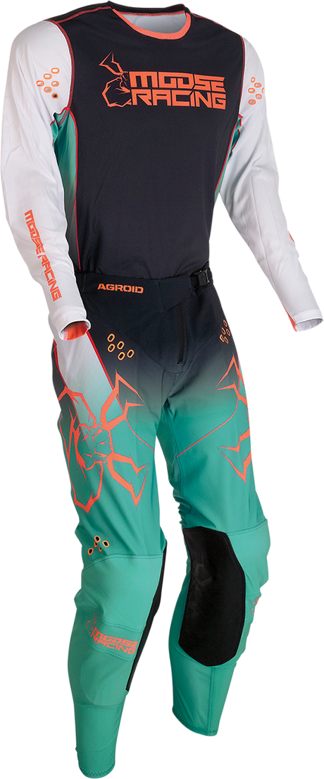 MOOSE RACING Agroid Pants - Teal/Black - 34 2901-10083