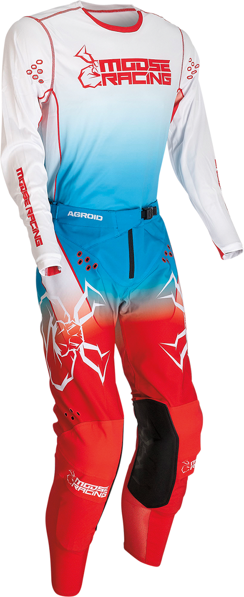 MOOSE RACING Agroid Jersey - Red/White/Blue - XL 2910-6991