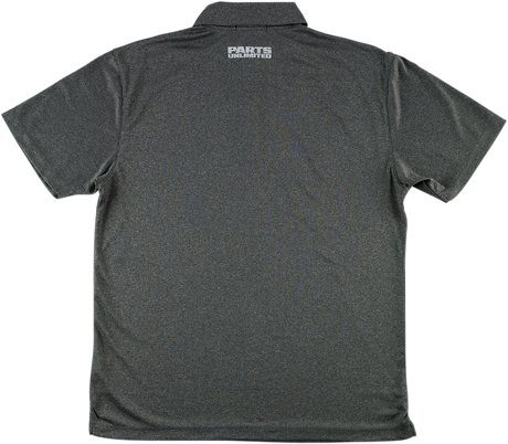 MOOSE RACING Polo Shirt - Heather Charcoal - Large 3040-2656