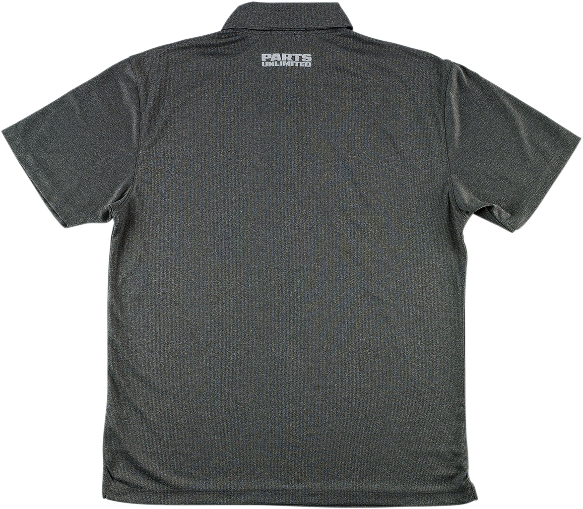 MOOSE RACING Polo Shirt - Heather Charcoal - XL 3040-2657