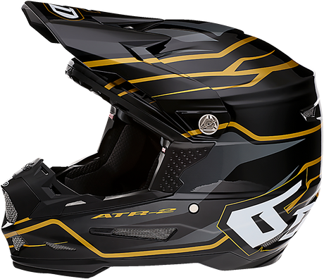 6D ATR-2 Helmet - Phase - Black/Gold - Medium 12-2806