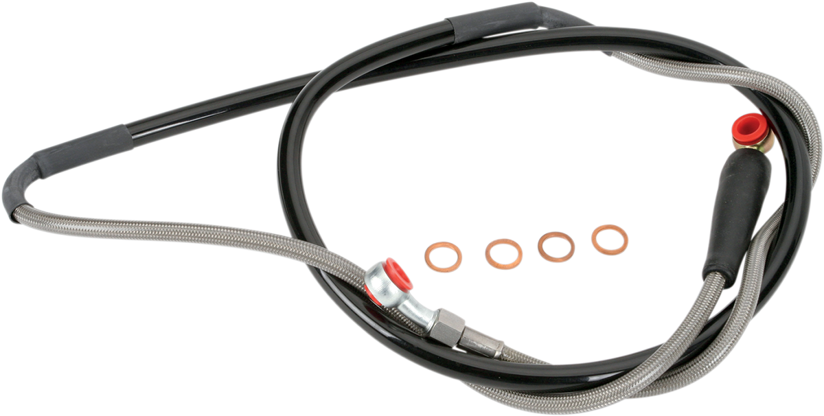 MOOSE RACING Brake Line - Front - Stainless Steel - Yamaha Y01-1-043/P