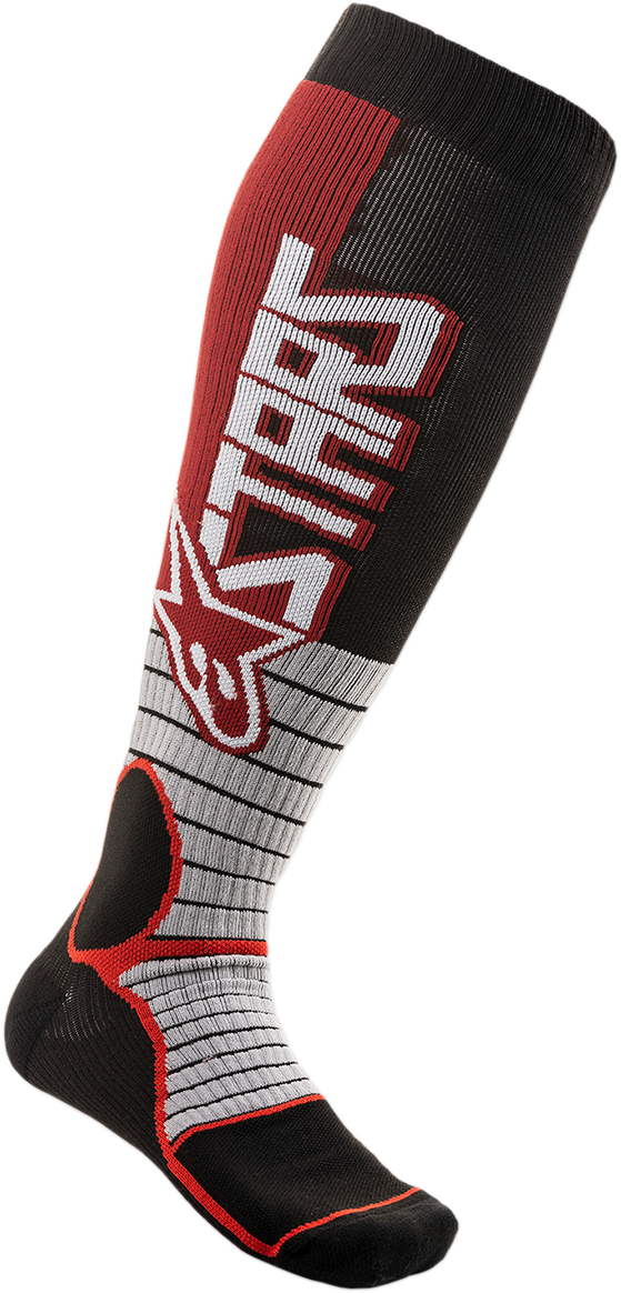 ALPINESTARS MX Pro Socks - Burgandy/Black - Medium 4701520-301-SM