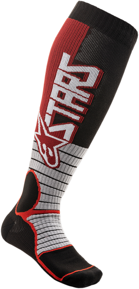 ALPINESTARS MX Pro Socks - Burgandy/Black - Medium 4701520-301-SM