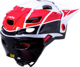 KALI Child Maya Full Face Helmet - Race - Gloss White/Red/Black 0221922112