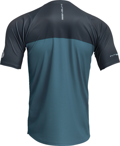 THOR Intense Assist Censis Jersey - Short-Sleeve - Teal/Midnight - Large 5020-0219