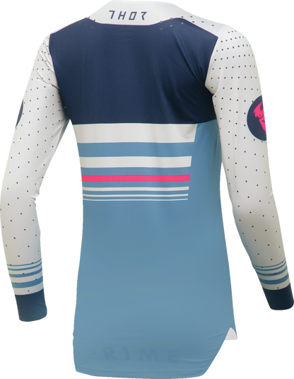 THOR Women's Prime Blaze Jersey - Blue/White - XS 2911-0283