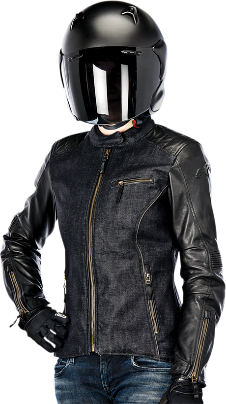ALPINESTARS Stella Renee Leather Jacket - Black - US 2 / EU 38 3318013-10-38