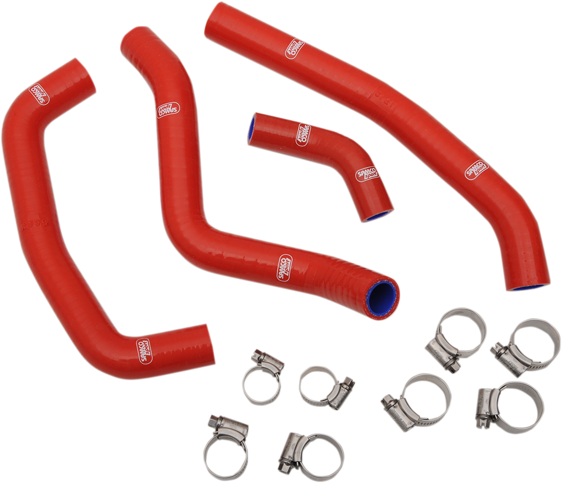 MOOSE RACING Race Fit Kit de mangueras de radiador - Rojo - Honda MBU-HON-116-RD