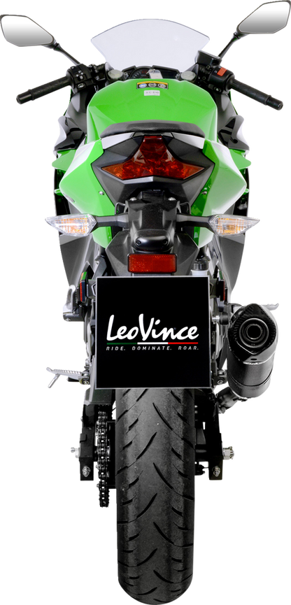 LEOVINCE LV One EVO Slip-On Muffler - Carbon Fiber 14260E