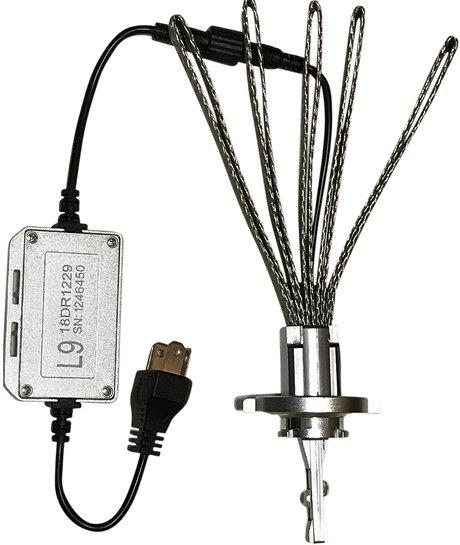 BRITE-LITES L9 LED Conversion Headlight Bulb with Flexible Heatsink - H4 BL-L9LEDH4