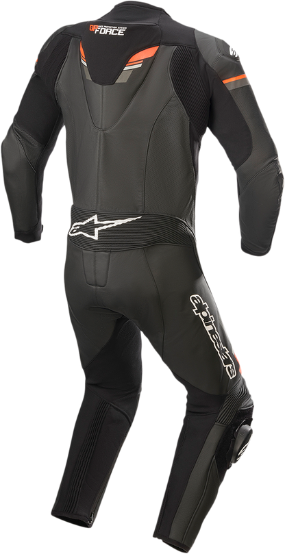 ALPINESTARS GP Force Chaser 1-Piece Leather Suit - Black/Red Fluorescent - US 44 / EU 54 3150321-1030-54
