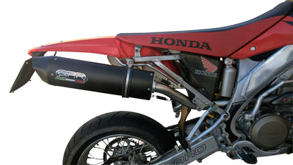 GPR Exhaust System Honda CRF450R 2001-2002, Furore Nero, Slip-on Exhaust Including Removable DB Killer and Link Pipe  H.85.FUNE