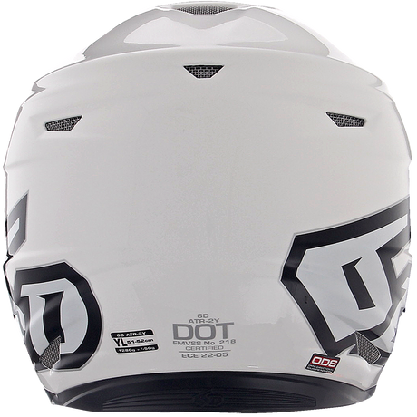 6D ATR-2 Helmet - Gloss White - Small 12-0525